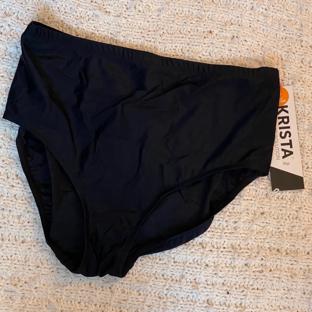 high waisted bikini bottom